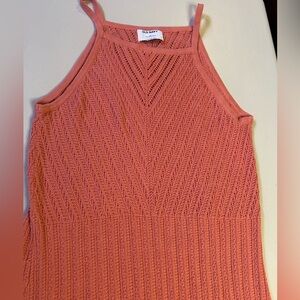 Preloved Old Navy Coral Sleeveless Knit Top